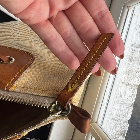 Dooney & Bourke yellow monogram canvas tote - Picture 16 of 16